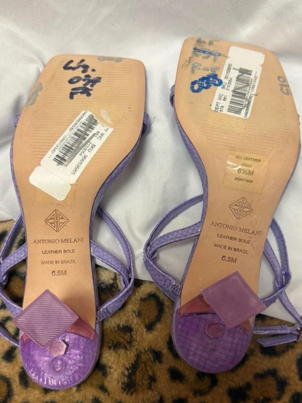 NWT Y2K Antonio Melani Purple Heals